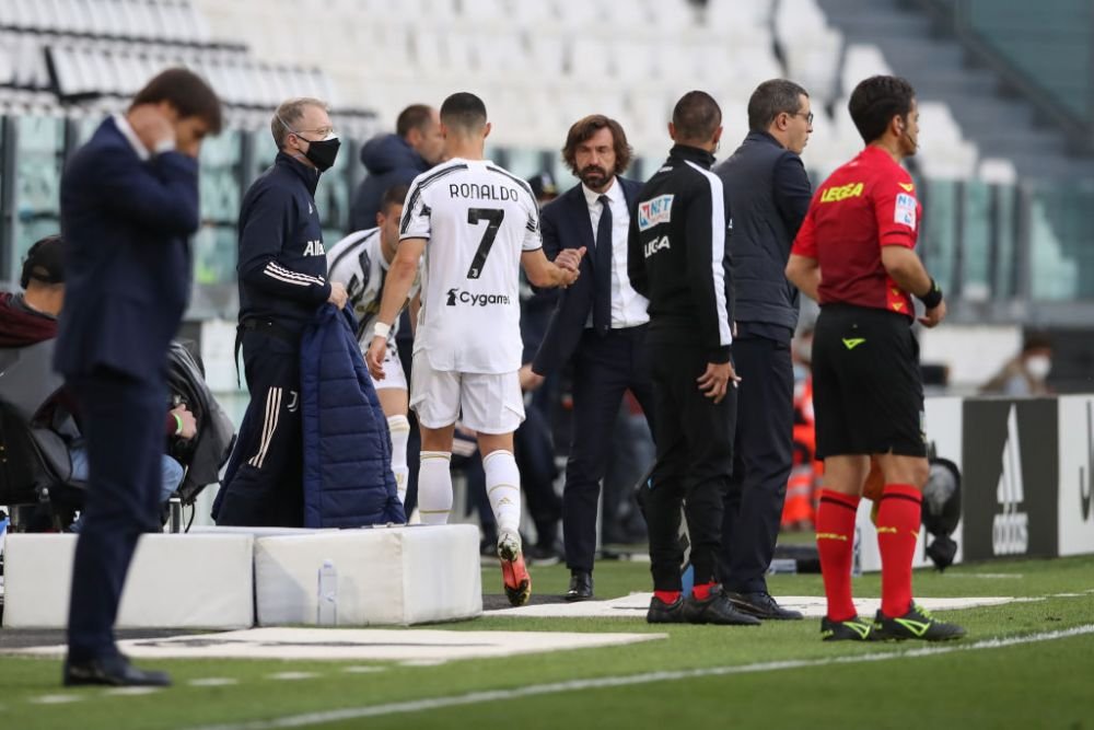 Reactia lui Ronaldo cand a fost schimbat in meciul cu Inter dupa ce s-a scris ca vestiarul lui Juve este impotriva lui! Ce a facut portughezul_9