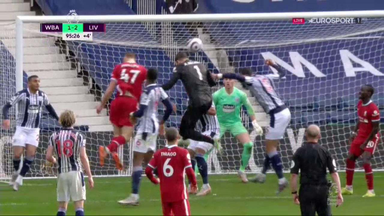 COLOSAL! Alisson a urcat in careu in minutul 95 si a dat un gol FABULOS pentru Liverpool! S-a pus in genunchi si a inceput sa planga_4