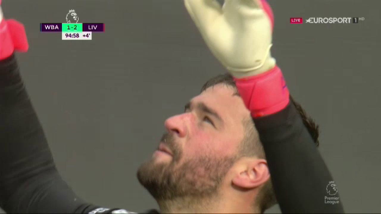 COLOSAL! Alisson a urcat in careu in minutul 95 si a dat un gol FABULOS pentru Liverpool! S-a pus in genunchi si a inceput sa planga_10