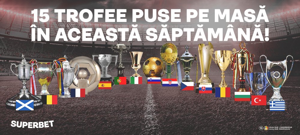 (P)&nbsp;SuperSăptăm&acirc;na trofeelor! 11 Cupe și 4 campionate se &icirc;ncheie &icirc;n zilele următoare