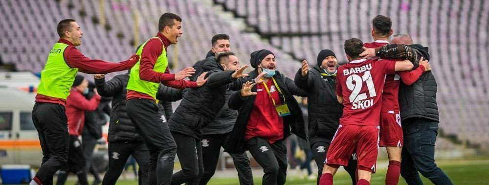 Rapid a promovat in Liga 1 inainte sa joace! Egalul Mioveniului cu Timisoara o duce in Liga 1 dupa 6 ani!