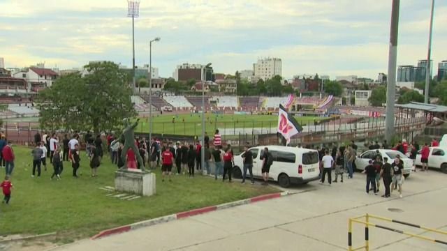 Suporterii dinamovisti, spectacol total la ultimul meci din acest sezon! 