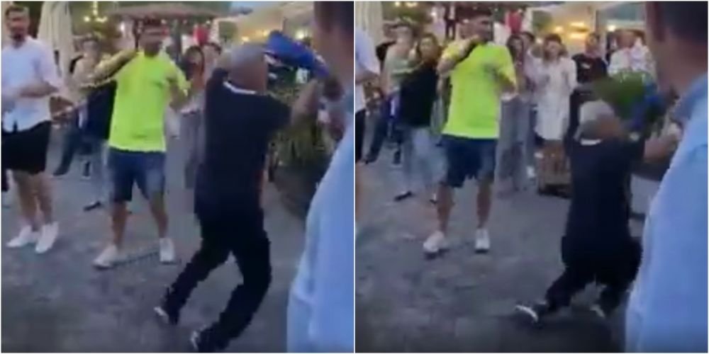 Cartu a cazut cand incerca sa 'atace' cu sampanie! Momente uluitoare la petrecerea Craiovei_7