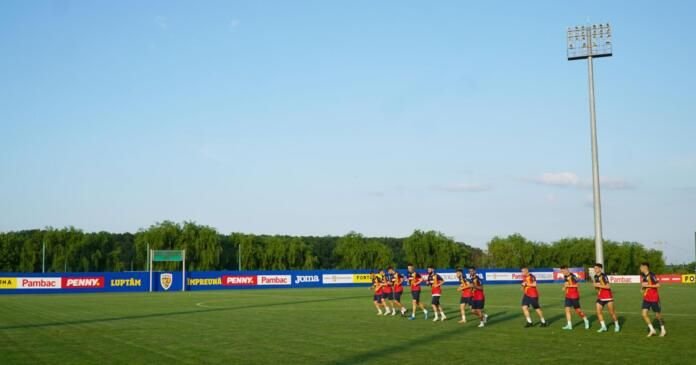 Primele imagini cu tricolorii U23 in Spania! Nicolae Dica a sustinut primul antrenament in cantonamentul preolimpic_2