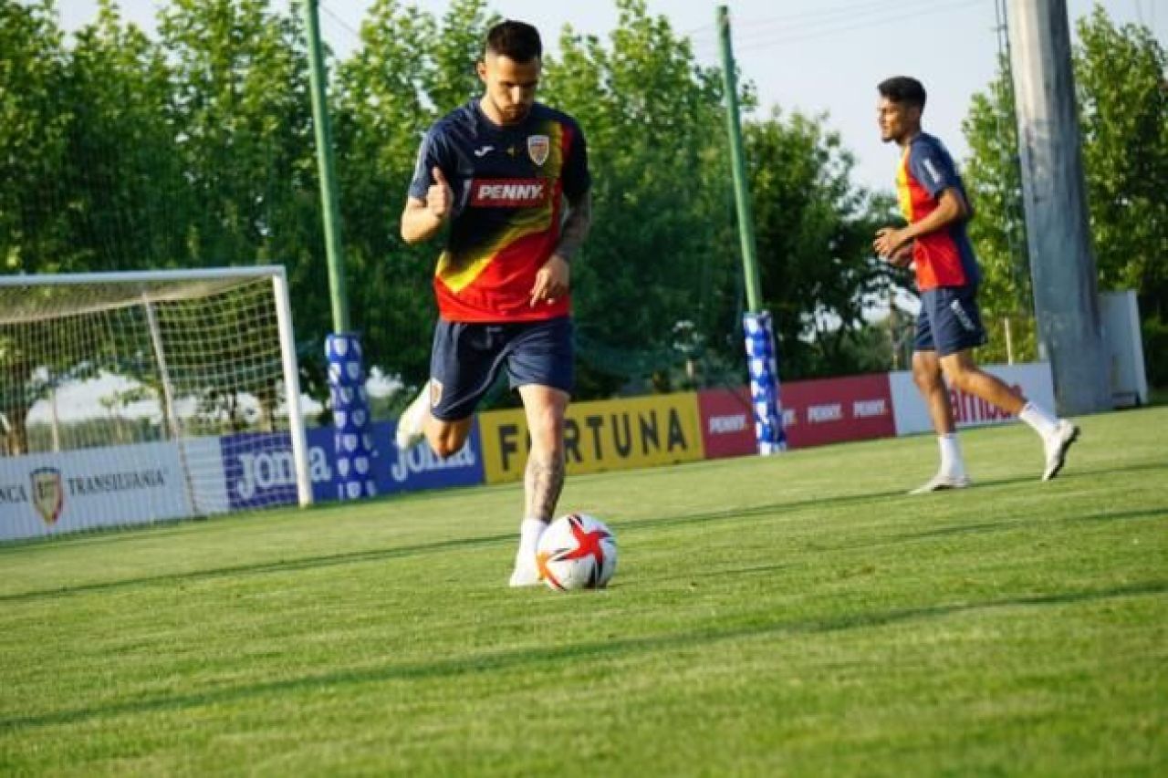 Primele imagini cu tricolorii U23 in Spania! Nicolae Dica a sustinut primul antrenament in cantonamentul preolimpic_5