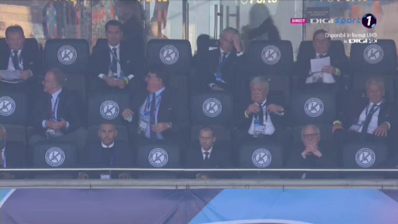 Burleanu, prezent in tribune pentru finala Champions League! Presedintele Federatiei, surprins alaturi de sefii UEFA_1