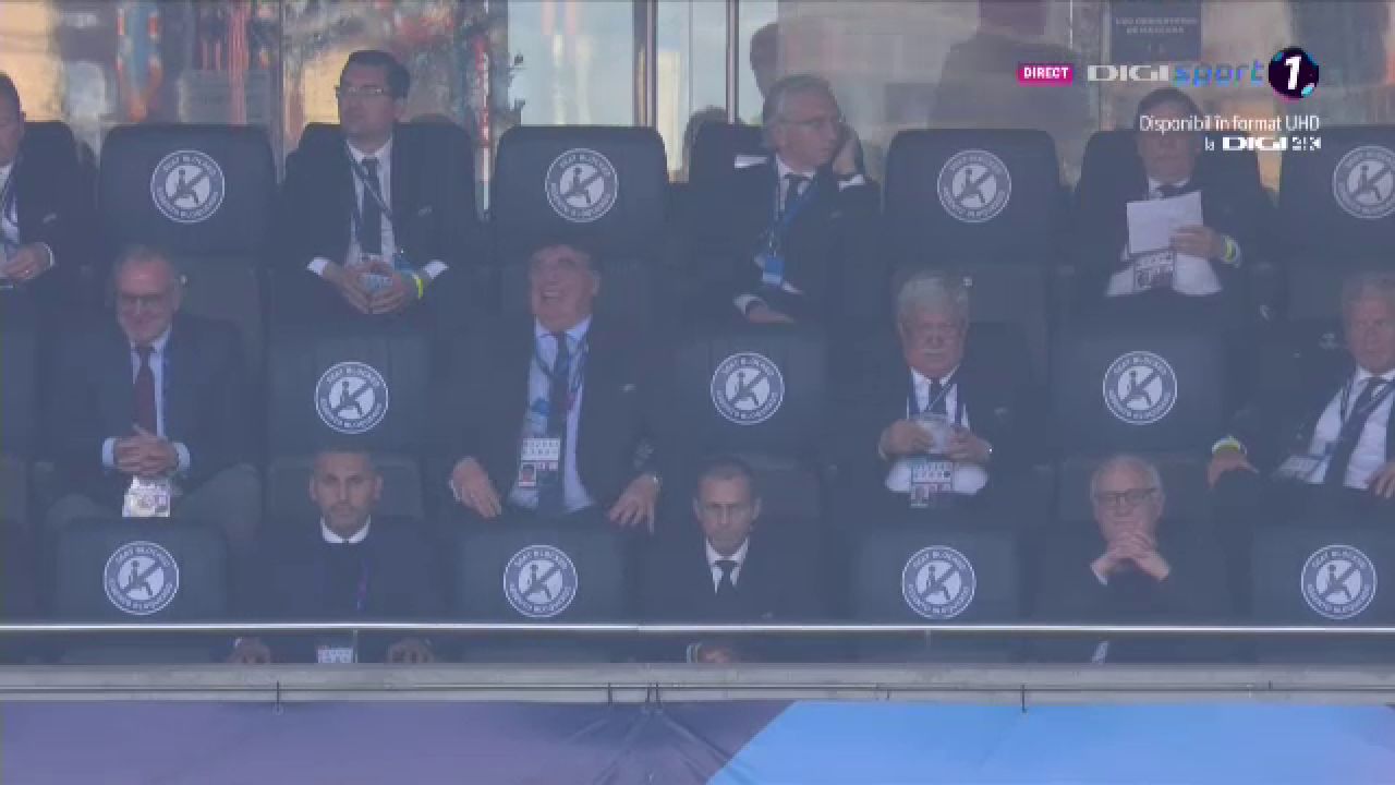 Burleanu, prezent in tribune pentru finala Champions League! Presedintele Federatiei, surprins alaturi de sefii UEFA_13