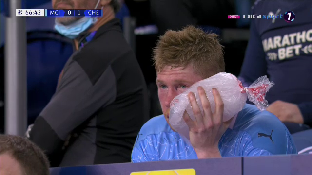 Clipe de cosmar pentru De Bruyne! Capitanul lui City a iesit in lacrimi dupa o intrare dura a lui Rudiger_2