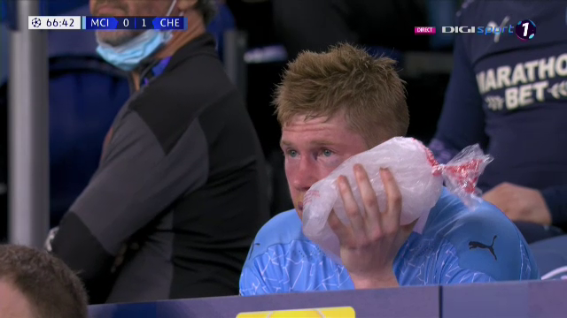 Clipe de cosmar pentru De Bruyne! Capitanul lui City a iesit in lacrimi dupa o intrare dura a lui Rudiger_3