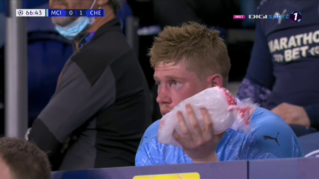 Clipe de cosmar pentru De Bruyne! Capitanul lui City a iesit in lacrimi dupa o intrare dura a lui Rudiger_4