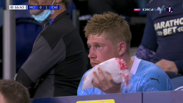 Clipe de cosmar pentru De Bruyne! Capitanul lui City a iesit in lacrimi dupa o intrare dura a lui Rudiger_5
