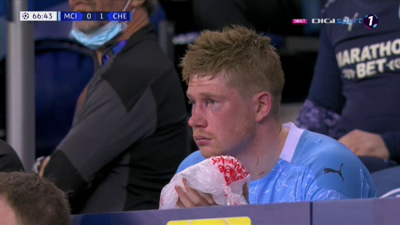 Clipe de cosmar pentru De Bruyne! Capitanul lui City a iesit in lacrimi dupa o intrare dura a lui Rudiger_8
