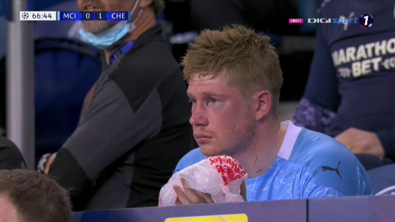 Clipe de cosmar pentru De Bruyne! Capitanul lui City a iesit in lacrimi dupa o intrare dura a lui Rudiger_9