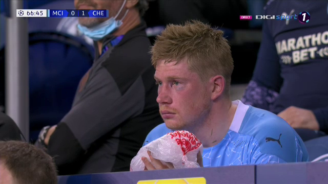 Clipe de cosmar pentru De Bruyne! Capitanul lui City a iesit in lacrimi dupa o intrare dura a lui Rudiger_11