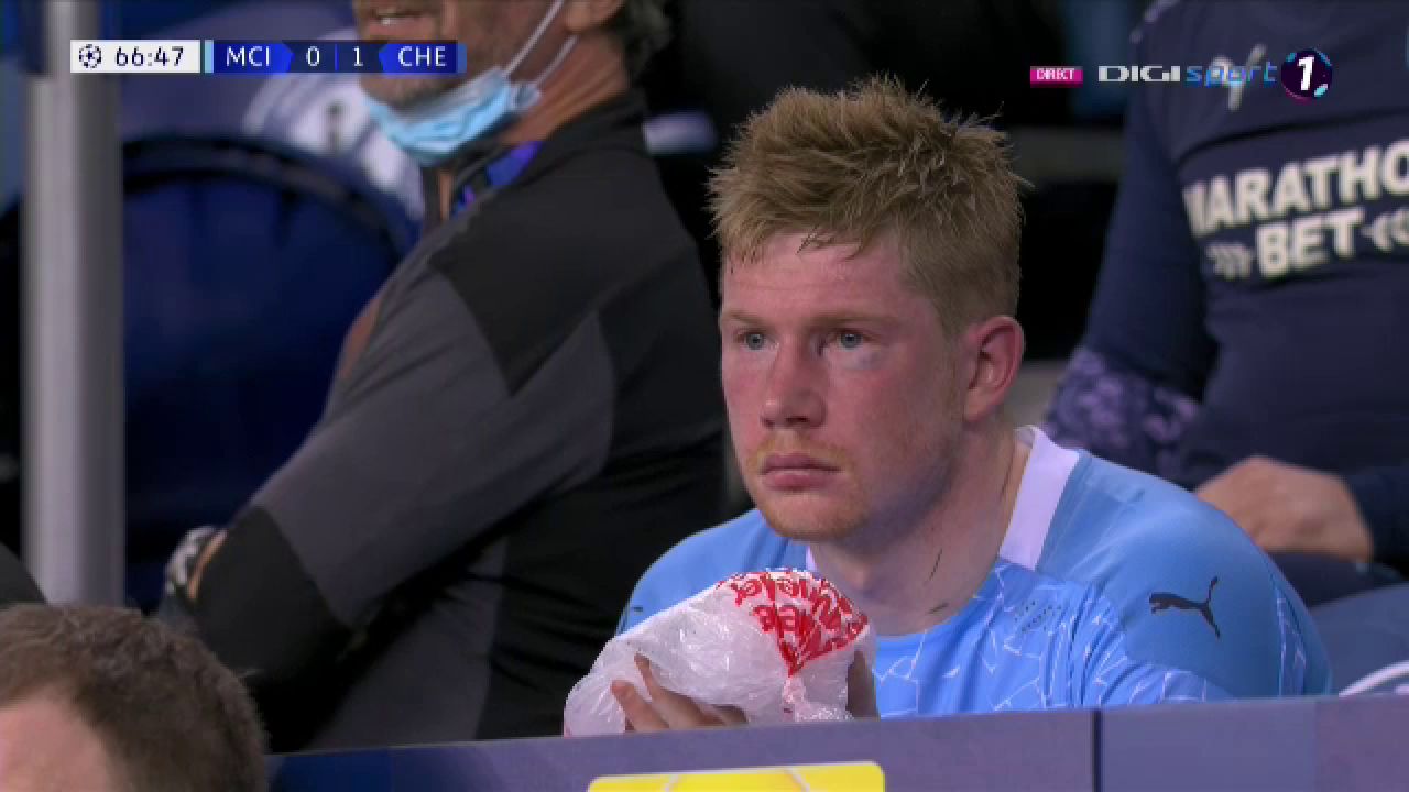 Clipe de cosmar pentru De Bruyne! Capitanul lui City a iesit in lacrimi dupa o intrare dura a lui Rudiger_15