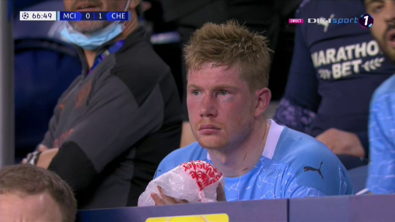 Clipe de cosmar pentru De Bruyne! Capitanul lui City a iesit in lacrimi dupa o intrare dura a lui Rudiger_19