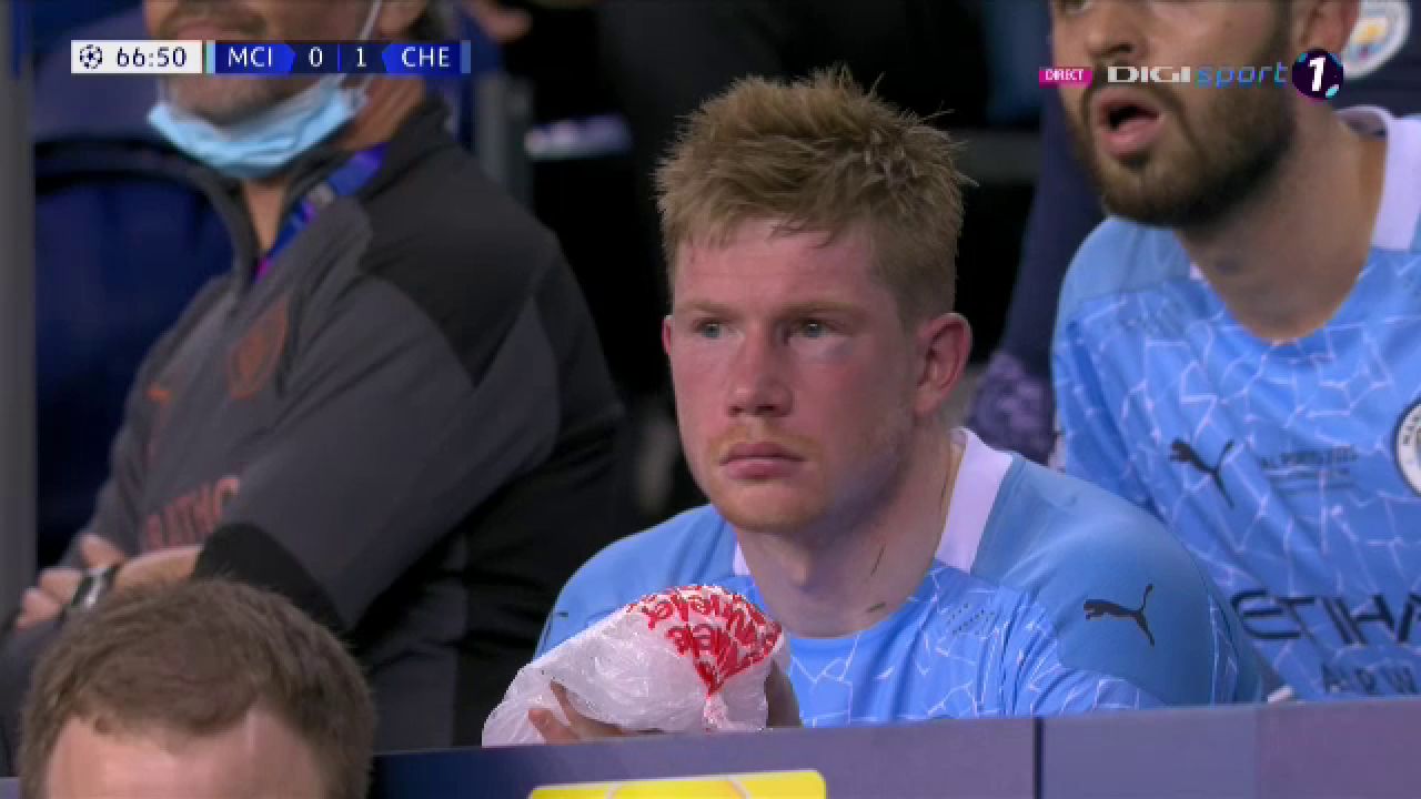 Clipe de cosmar pentru De Bruyne! Capitanul lui City a iesit in lacrimi dupa o intrare dura a lui Rudiger_21