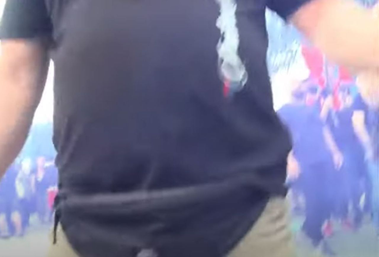 Ultrasii Stelei ar fi bruscat echipa Realitatea prezenta la meciul cu Afumati! Ce se vede pe imagini_4
