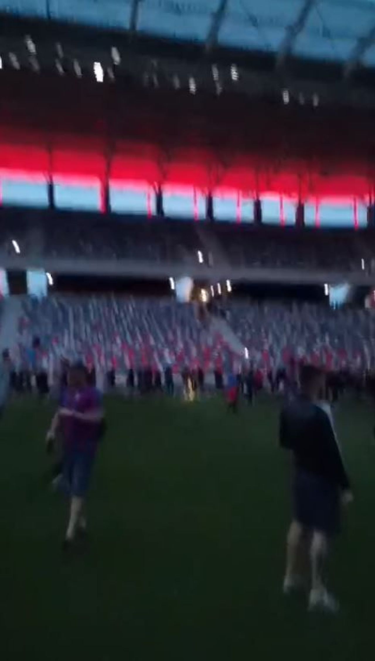 S-au declansat alarmele in Ghencea! Fanii Stelei au intrat pe noul stadion si au patruns pe gazon_6