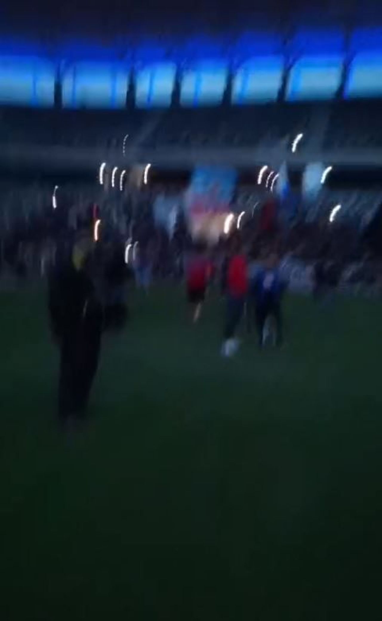S-au declansat alarmele in Ghencea! Fanii Stelei au intrat pe noul stadion si au patruns pe gazon_11