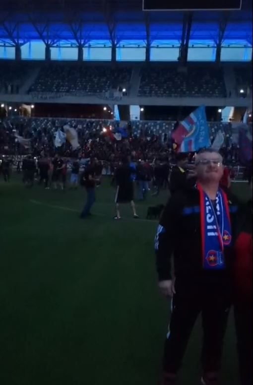 S-au declansat alarmele in Ghencea! Fanii Stelei au intrat pe noul stadion si au patruns pe gazon_14