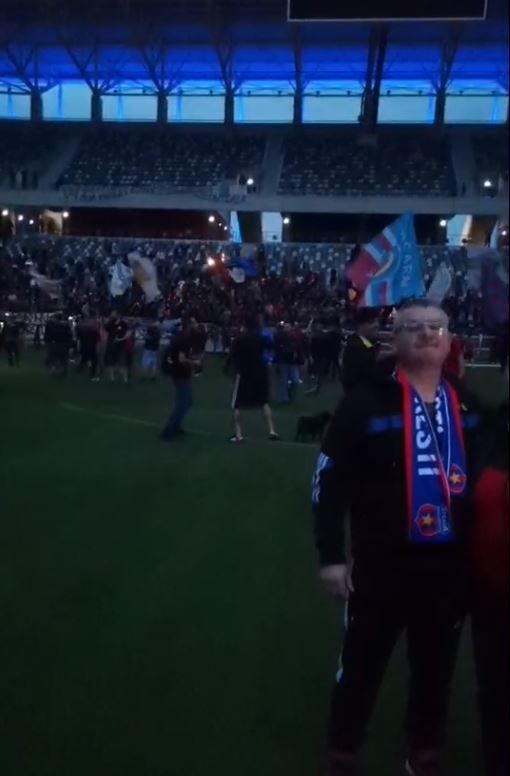 S-au declansat alarmele in Ghencea! Fanii Stelei au intrat pe noul stadion si au patruns pe gazon_14