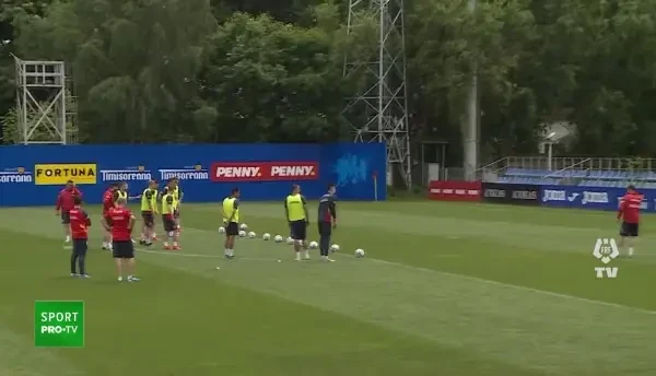 "Tricolorii", concurs de penalty-uri la antrenament! Care au fost ratangii si ce pedeapsa au suportat pierzatorii