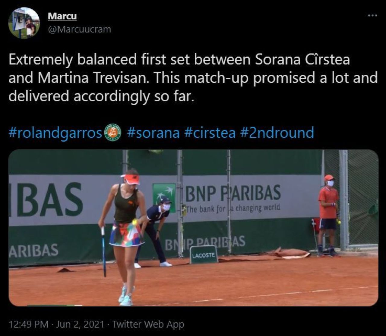 Visul frumos s-a terminat: Mihaela Buzarnescu - Serena Williams 3-6, 7-5, 1-6 in turul doi la Roland Garros! Buzarnescu a jucat admirabil in setul secund_4