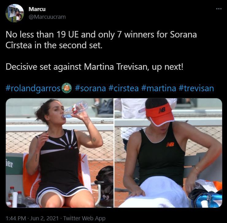 Visul frumos s-a terminat: Mihaela Buzarnescu - Serena Williams 3-6, 7-5, 1-6 in turul doi la Roland Garros! Buzarnescu a jucat admirabil in setul secund_6
