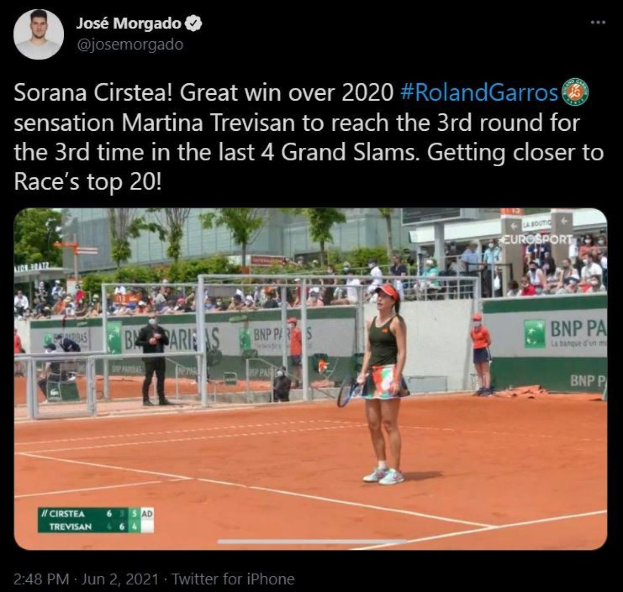Visul frumos s-a terminat: Mihaela Buzarnescu - Serena Williams 3-6, 7-5, 1-6 in turul doi la Roland Garros! Buzarnescu a jucat admirabil in setul secund_7