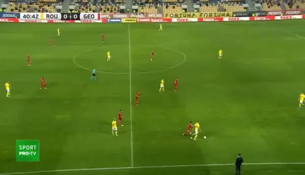 Cartonas rosu pentru Tanase dupa 41 de minute!