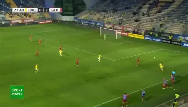 GOOOL IVAN! Faza superba a Romaniei la primul gol cu Georgia