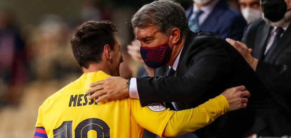 Laporta vrea sa il dea pe Messi exemplu! Presedintele Barcelonei este hotarat sa le reduca salariile jucatorilor