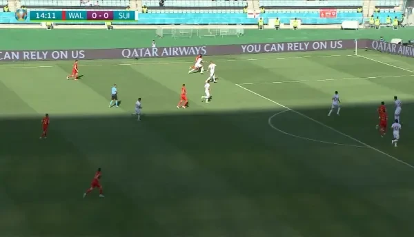 Tara Galilor 1-1 Elvetia | Meciul a luat-o razna in final! Toata actiunea a fost in partea a doua: gol anulat cu VAR pentru Elvetia in min 84