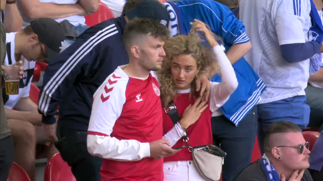 Imagini socante la Euro! Eriksen, prabusit pe gazon, fara suflare! Medicii l-au resuscitat. Informatii de ultima ora: Eriksen si-a sunat colegii in vestiar, de pe patul de spital_19