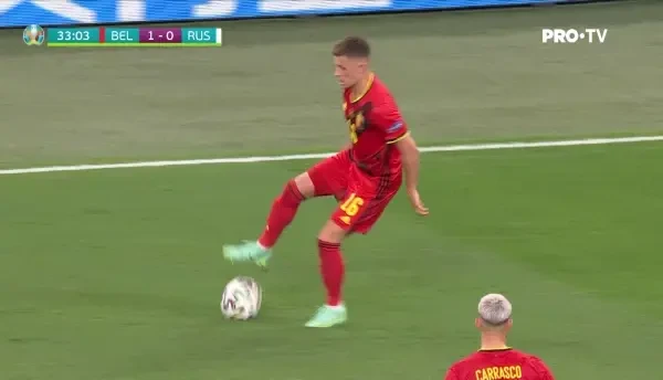 Meunier dubleaza avantajul Belgiei in fata Rusiei! 2-0 dupa 34 de minute la St. Petersburg.