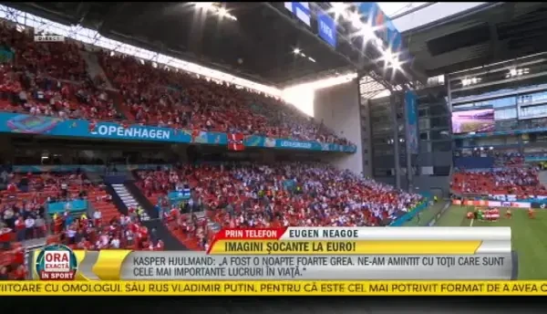 EXCLUSIV | "Am inceput sa plang! Nu puteam sa mai vorbesc cu nimeni!" Reactia lui Neagoe cand l-a vazut pe Eriksen prabusit pe gazon