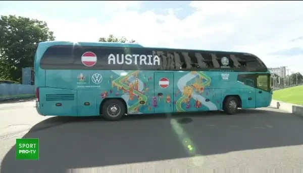 Jucatorii Austriei au ajuns la Arena Nationala!