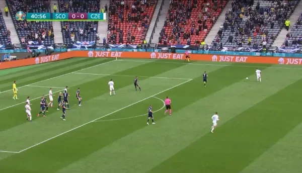 GOOOL CEHIA! Schick deschide scorul la Glasgow!