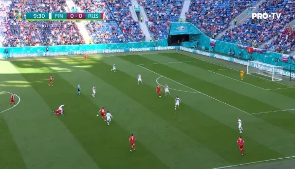 Ratare Rusiei din minutul 10.