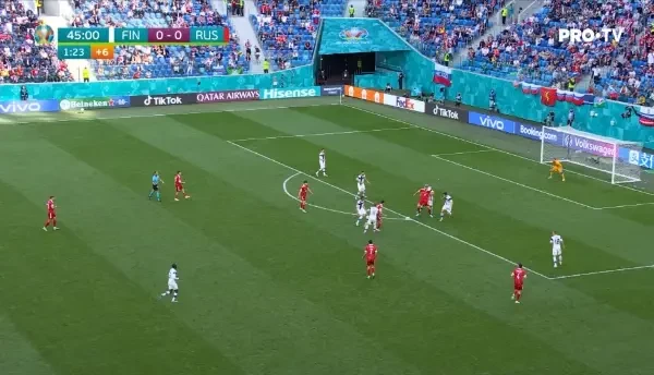 Rusia deschide scorul in meciul cu Finlanda!