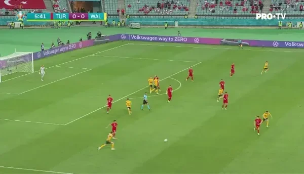 Ocazie Tara Galilor! Ramsey, aproape sa deschida scorul din pasa perfecta a lui Bale, dar portarul a blocat balonul