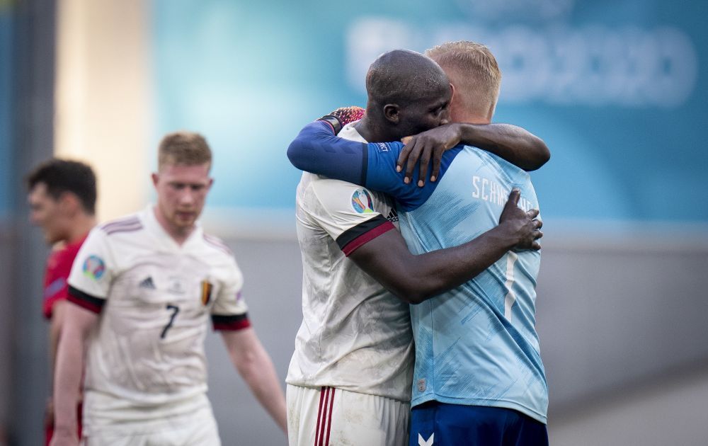 Gestul cu care Romelu Lukaku a impresionat o lume intreaga. Ce a facut la finalul meciului cu Danemarca e impresionant FOTO_1