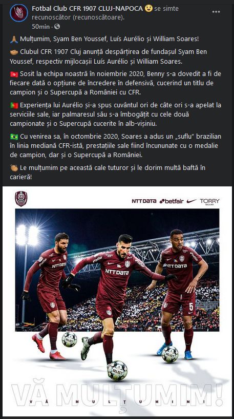 Sumudica a renuntat la 3 jucatori! CFR a facut totul oficial. Si Vinicius a parasit echipa_2