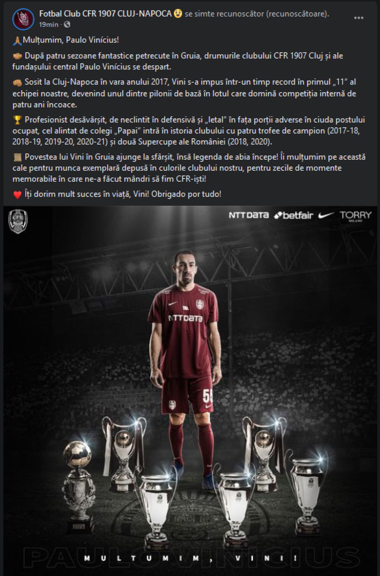 Sumudica a renuntat la 3 jucatori! CFR a facut totul oficial. Si Vinicius a parasit echipa_3