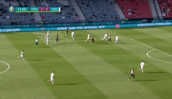 Croatia, aproape sa treaca in avantaj! Vlasic a trimis putin pe langa poarta