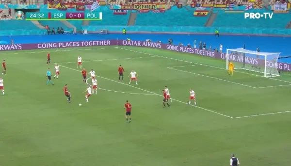 GOOOOL SPANIA! Morata deschide scorul din centrarea lui Gerard Moreno