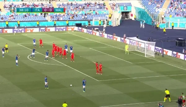 GOOOOOL ITALIA! Pessina deschide scorul pe Olimpico