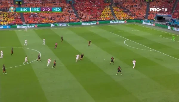 GOL ANULAT pentru Macedonia de Nord! Trickovski a deschis scorul din pasa lui Pandev, insa golul a fost anulat pe motiv de ofsaid