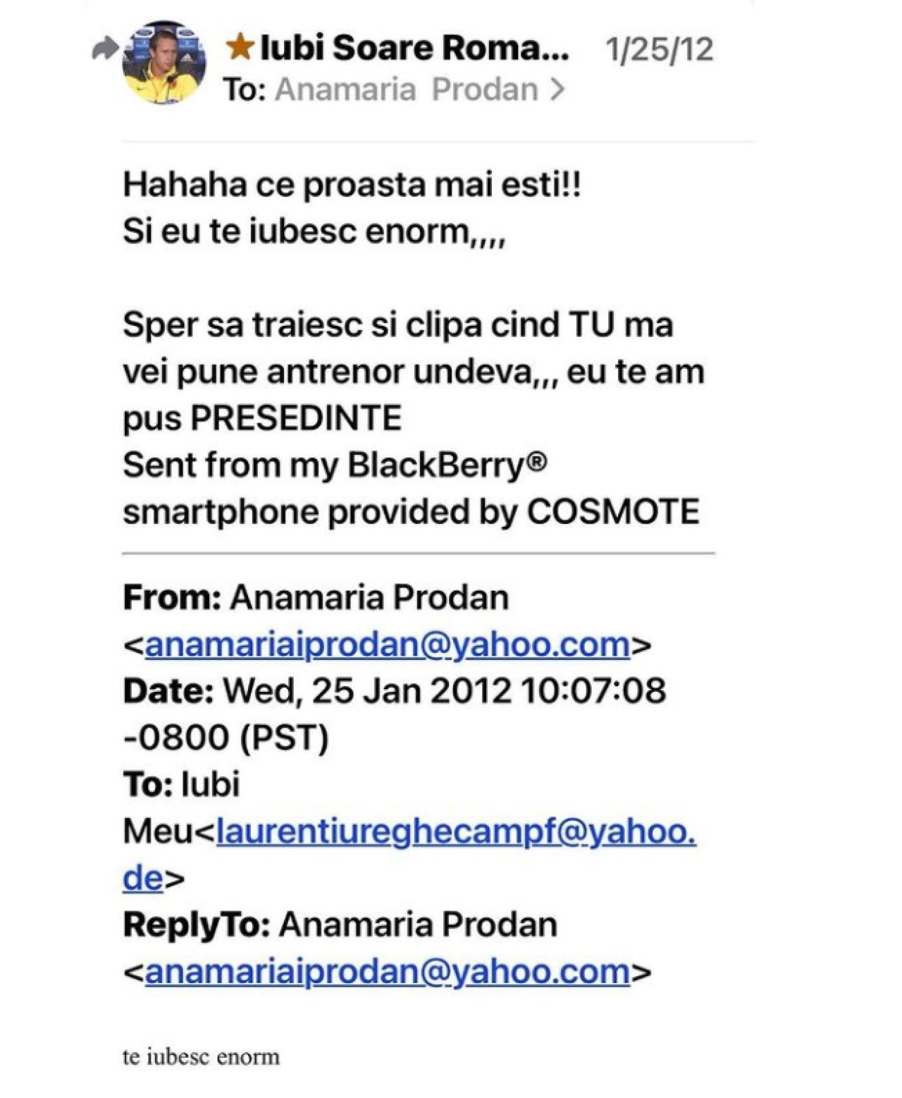 Laurentiu Reghecampf, schimb de mesaje impresionante cu Anamaria Prodan:
